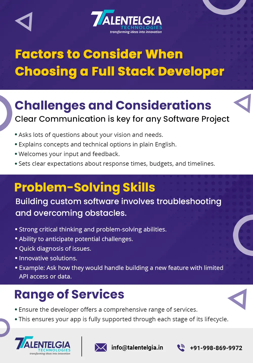 Factors to Consider When Choosing a Full Stack Developer