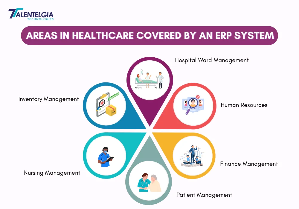 Healthcare Areas Covered by ERP