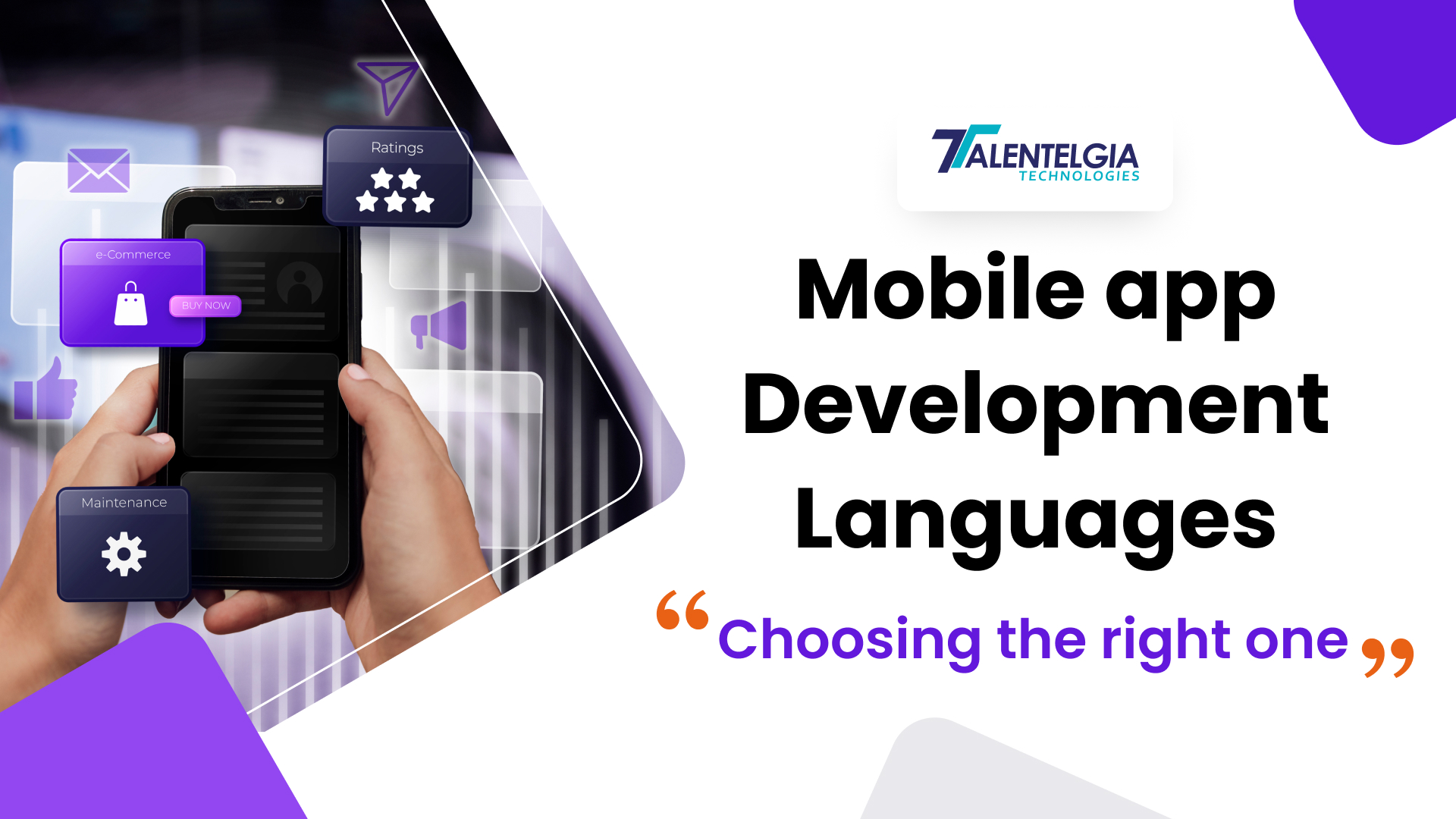 Mobile App development languages