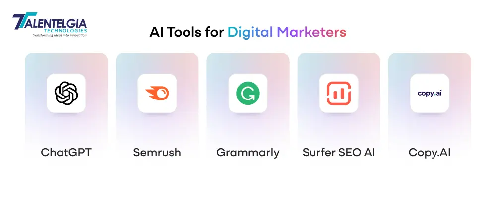 AI Tools For Digital Marketers