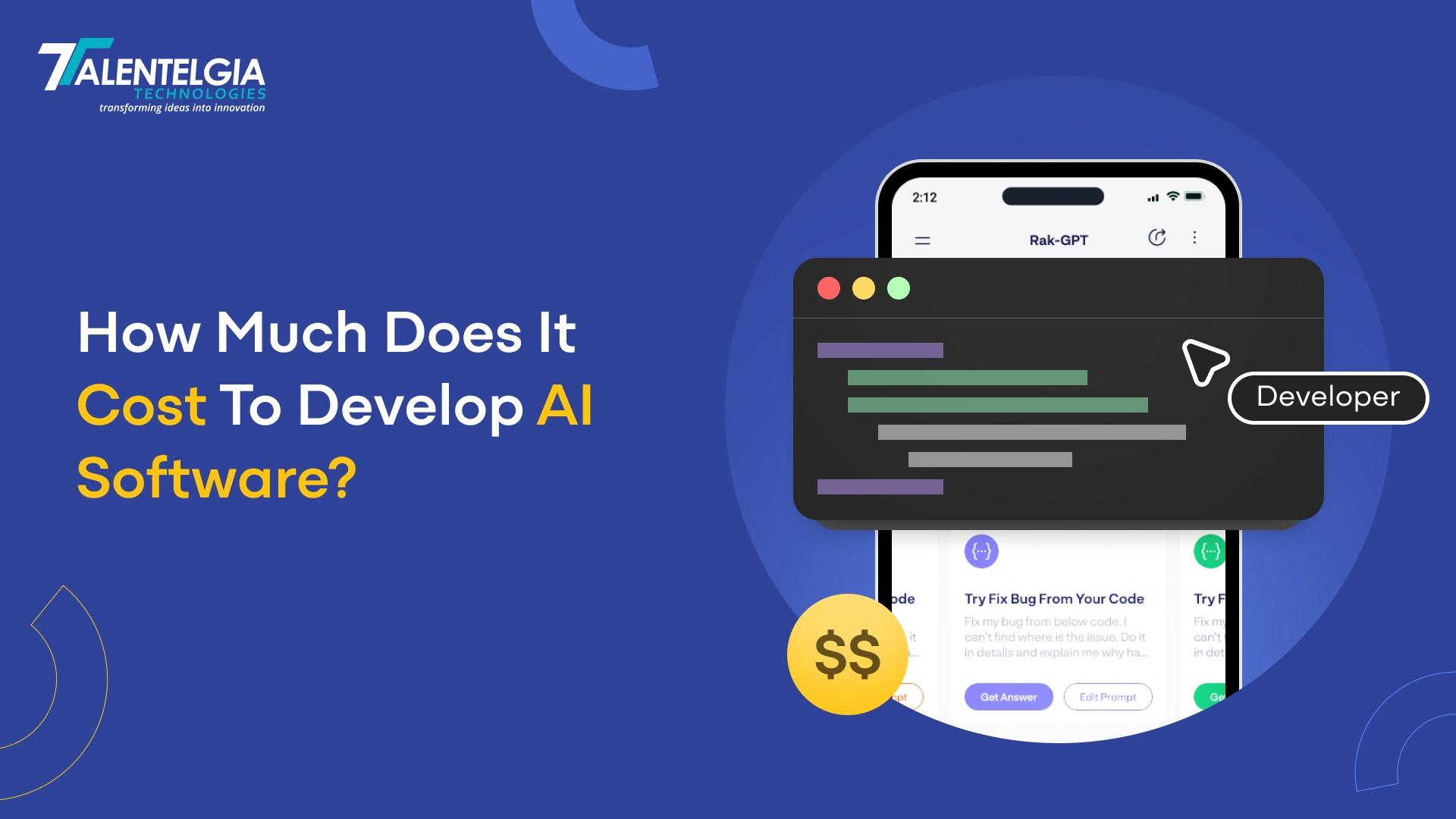How much does it cost to develop an AI Software