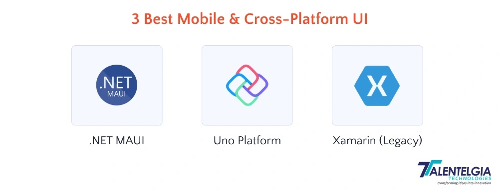 3 Best Web development and crossplatform UI