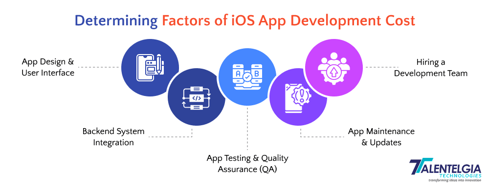 Determining the factors of iOS app development cost