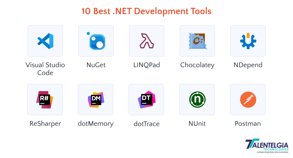 Top 10 best .net development tools