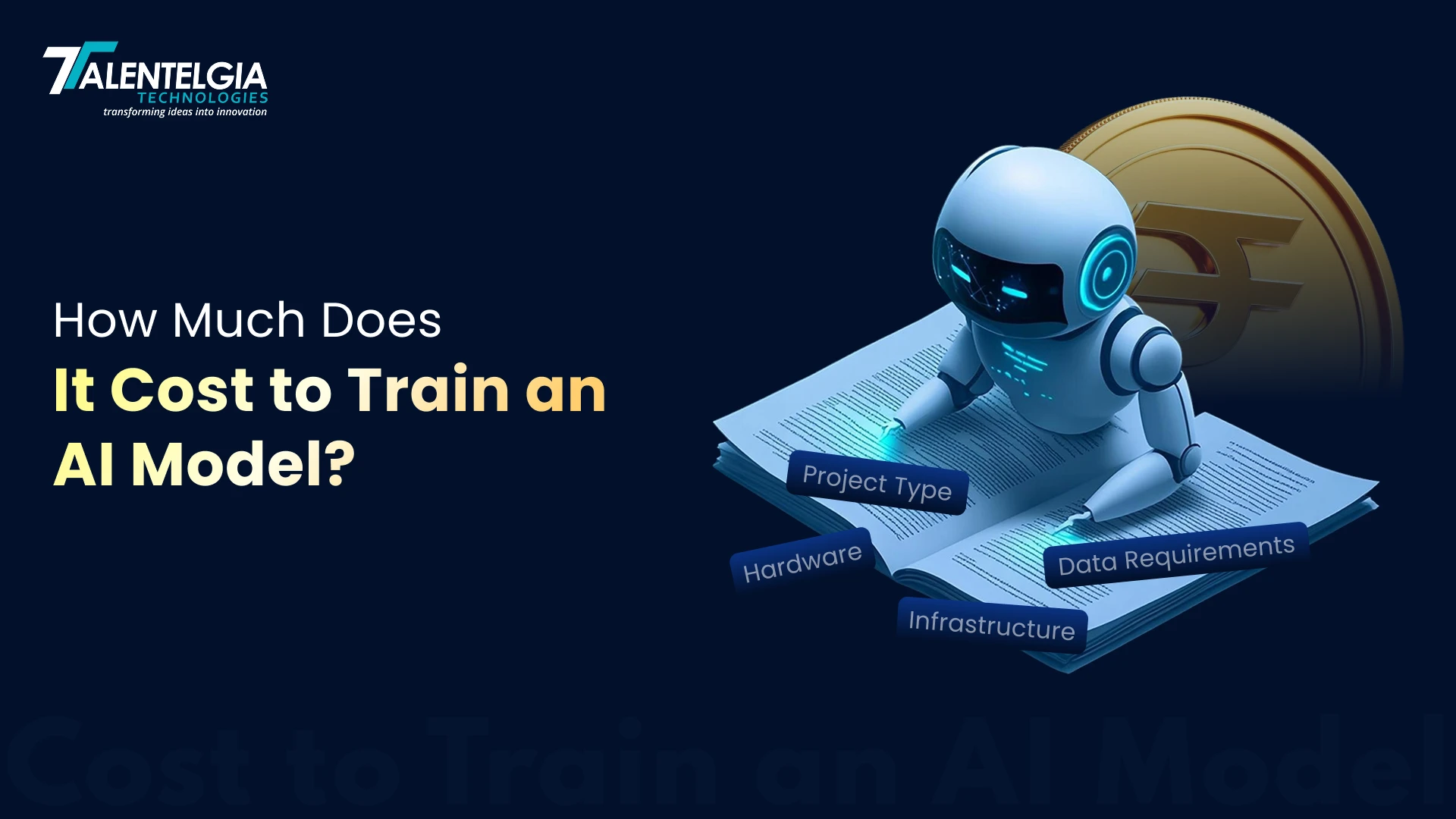 cost to train an AI model