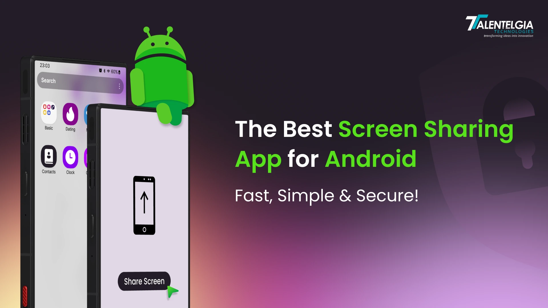 The Best Screen Sharing App for Android - Fast, Simple & Secure!