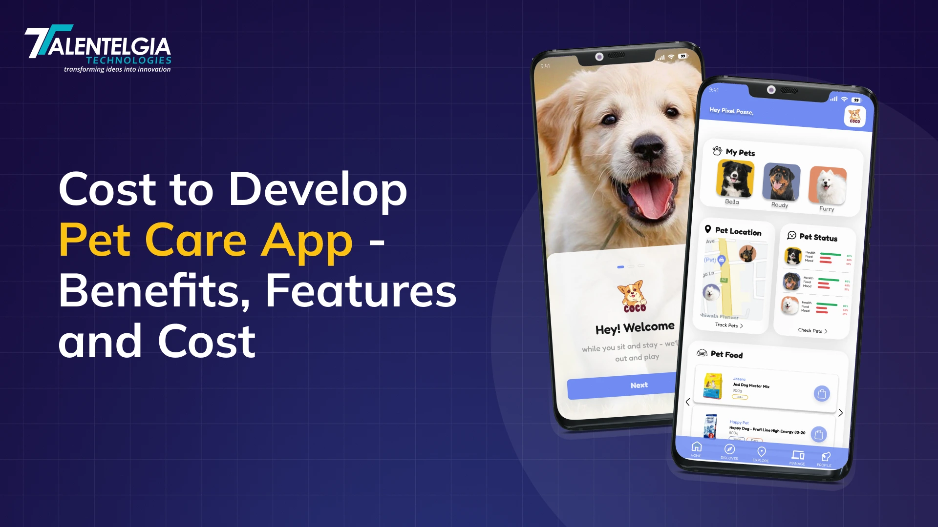 Cost to Develop Pet Care App