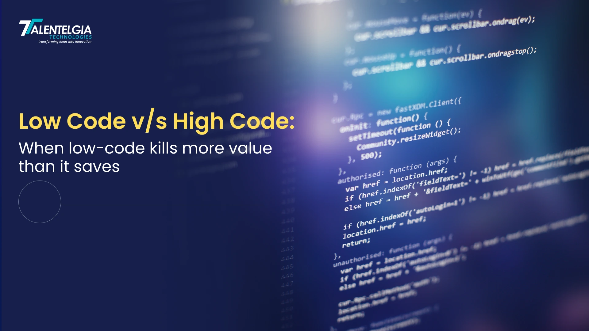 Low-code vs high code: When low-code kills more value than it saves
