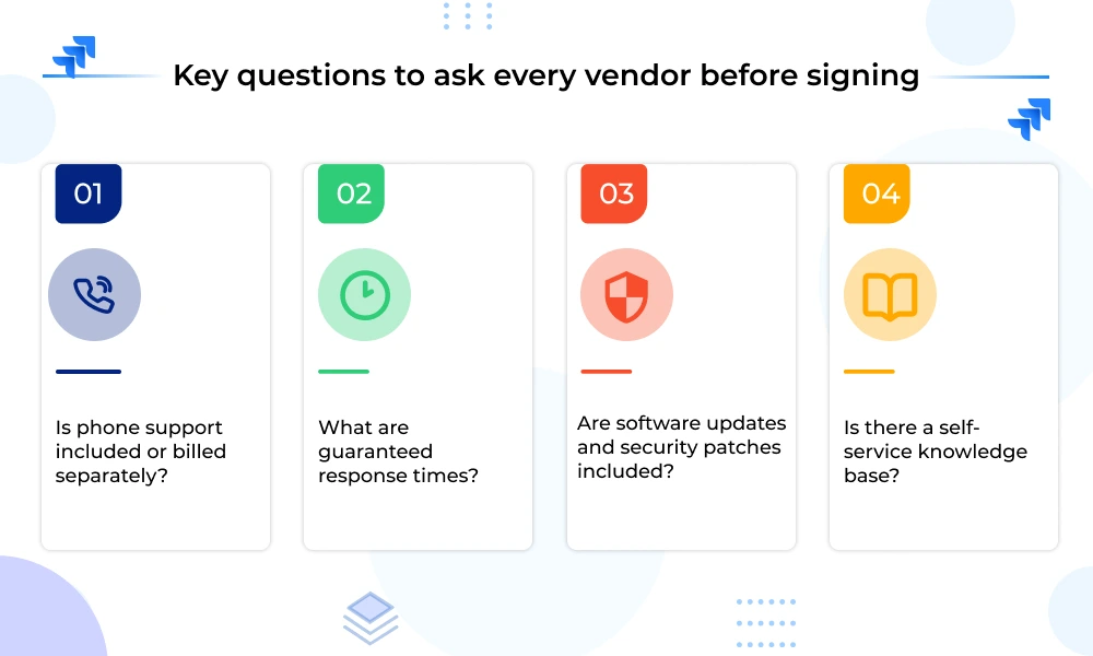 Key Questions to Ask Every Vendor