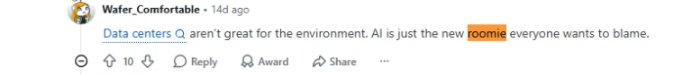 Reddit Comment 1