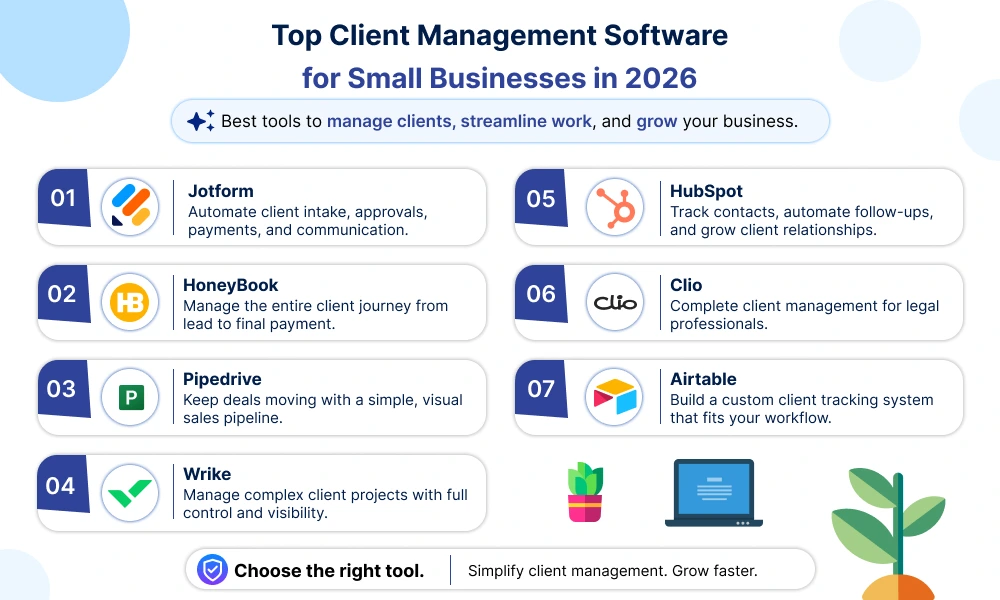 Top Client Management Software for Small Businesses