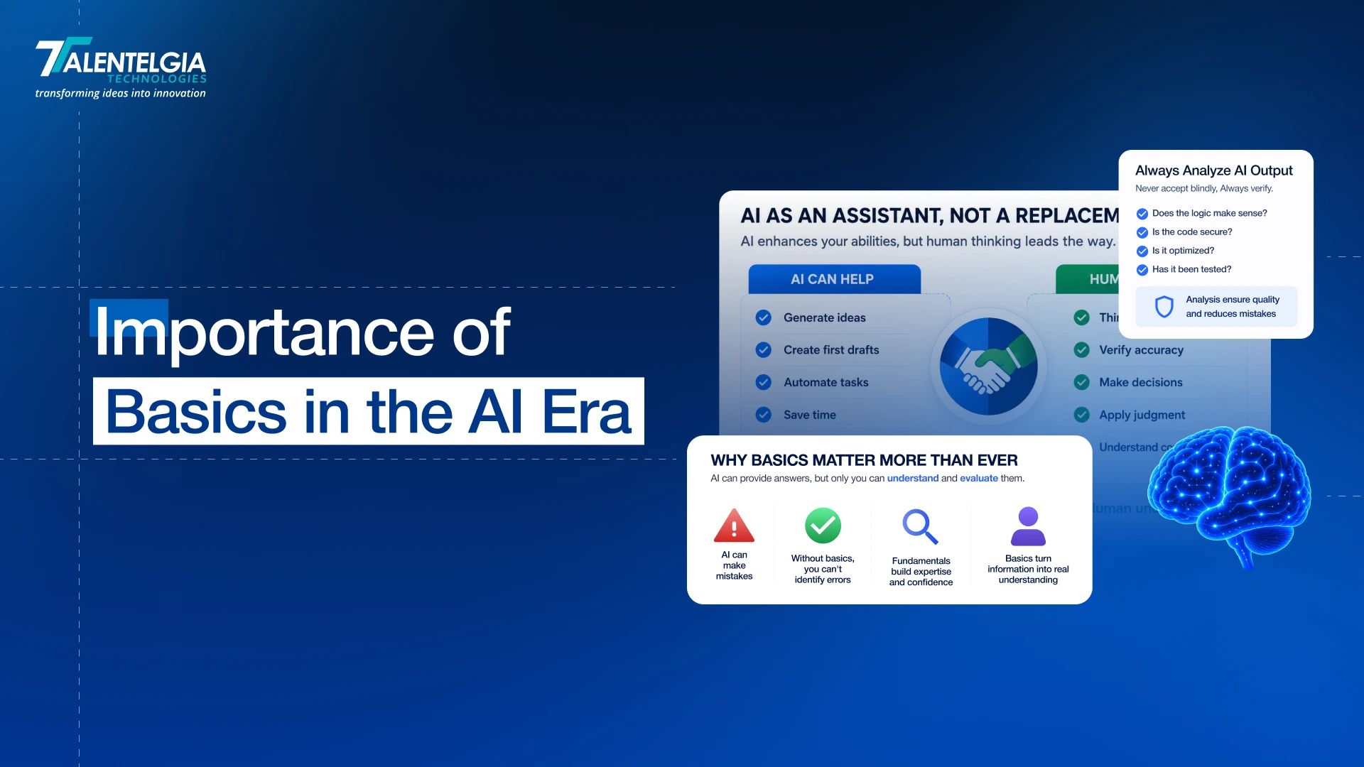 Importance of Basics in AI